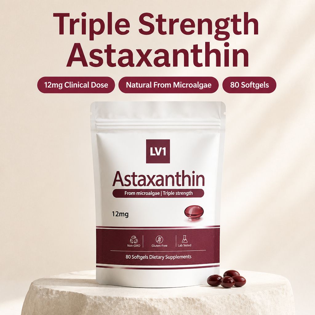 LV1 Astaxanthin 12mg Triple Strength