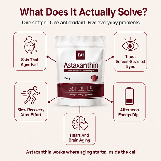 LV1 | Astaxanthin 12mg | Triple Strength