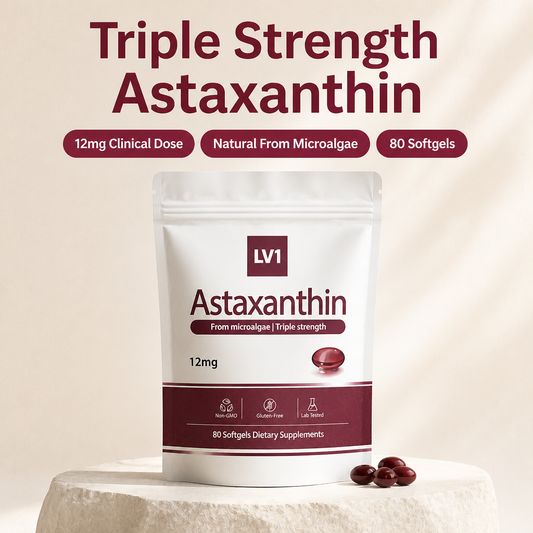 LV1 Astaxanthin 12mg Triple Strength