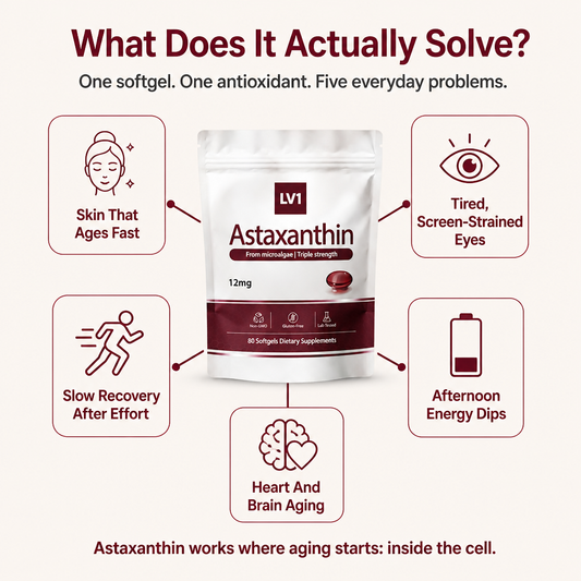 LV1 Astaxanthin 12mg Triple Strength