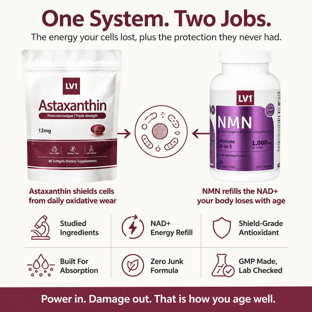LV1 Anti-Aging Bundle NMN + Astaxanthin