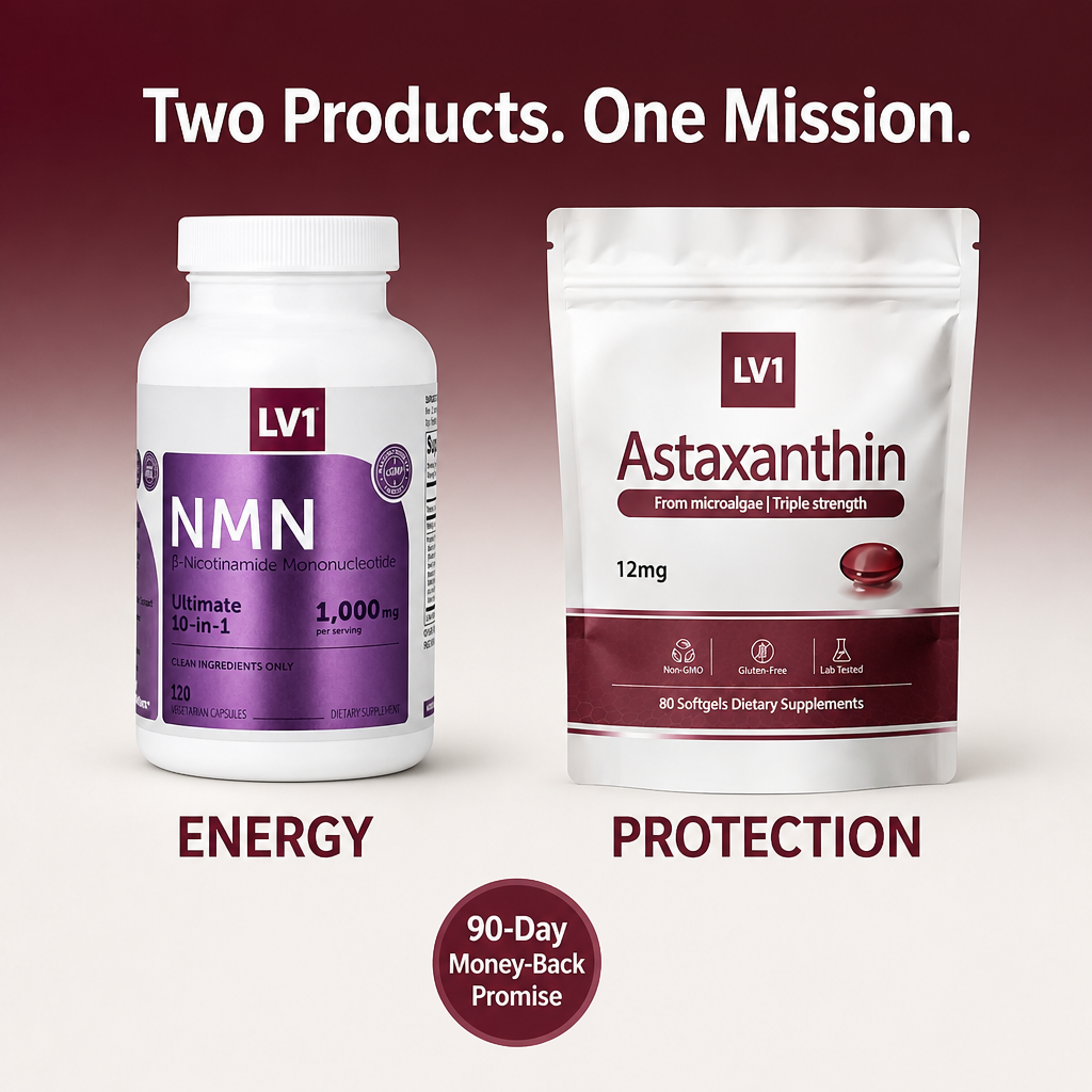 LV1 Anti-Aging Bundle NMN + Astaxanthin