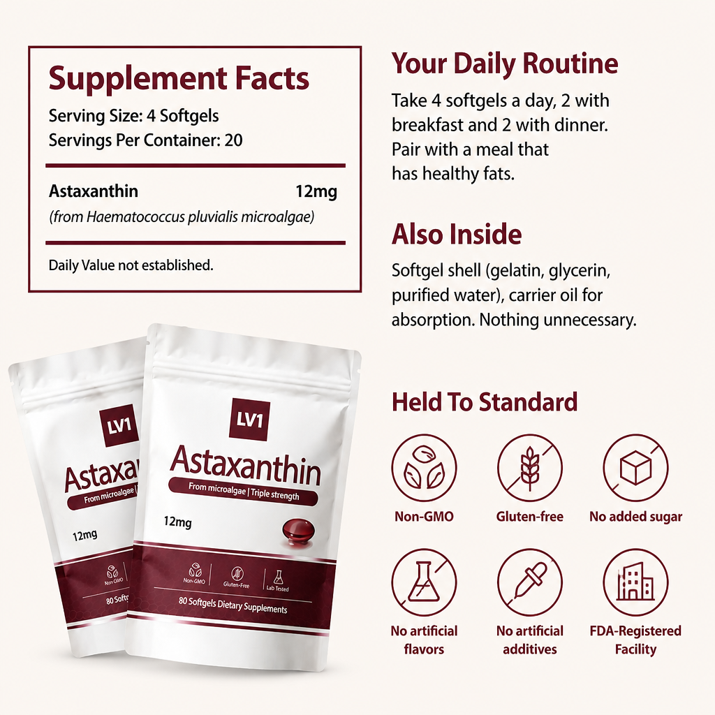 LV1 Anti-Aging Bundle NMN + Astaxanthin