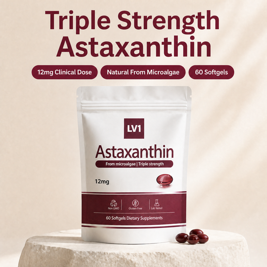 LV1 | Astaxanthin 12mg | Triple Strength
