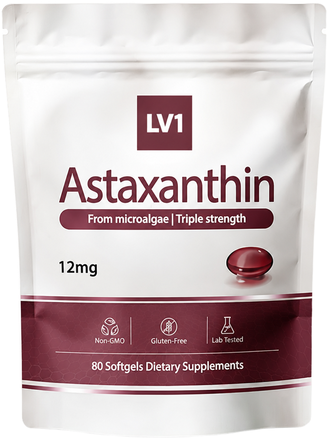 LV1 | Astaxanthin 12mg | Triple Strength